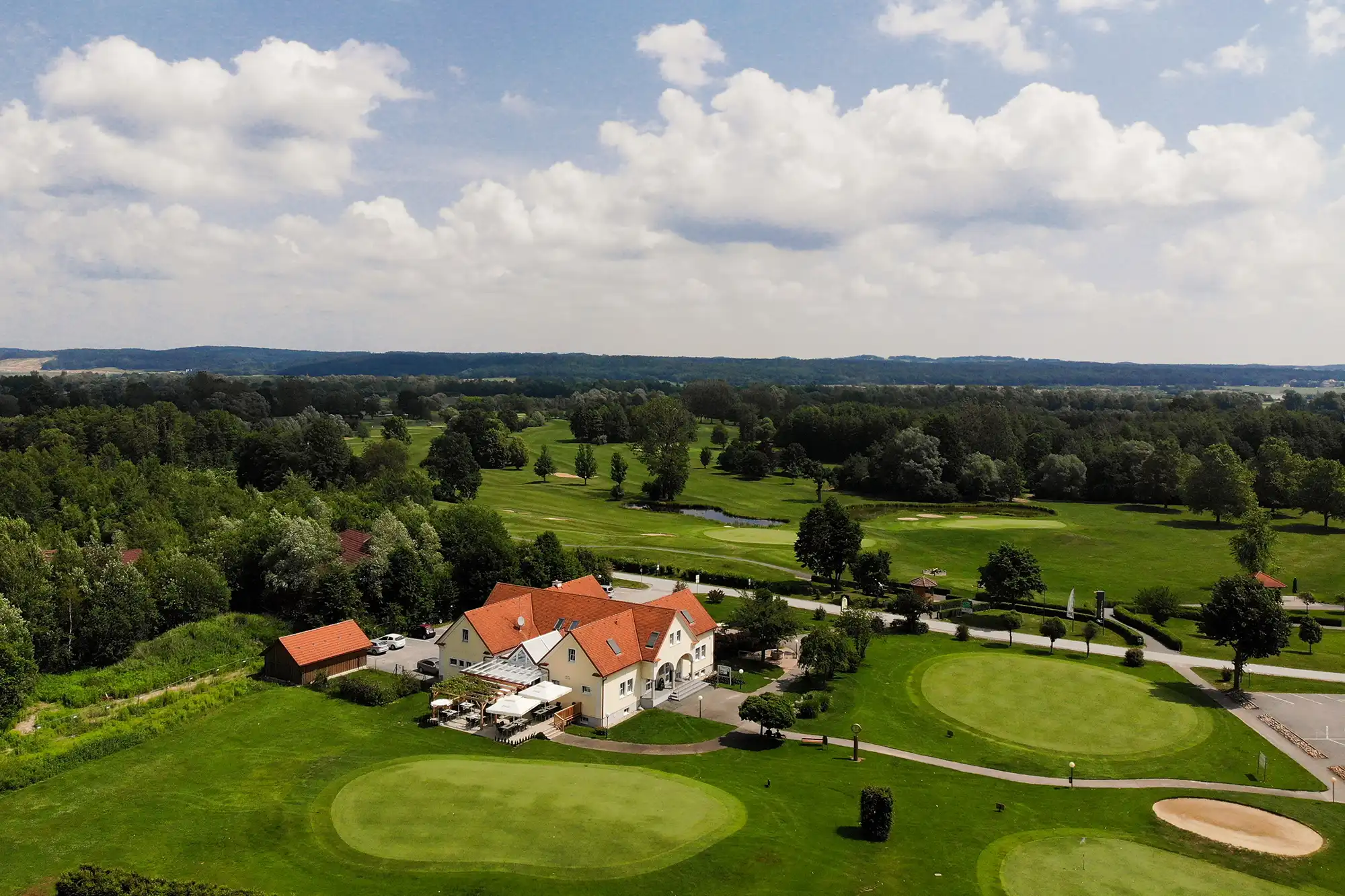Golfresort Luftaufnahme